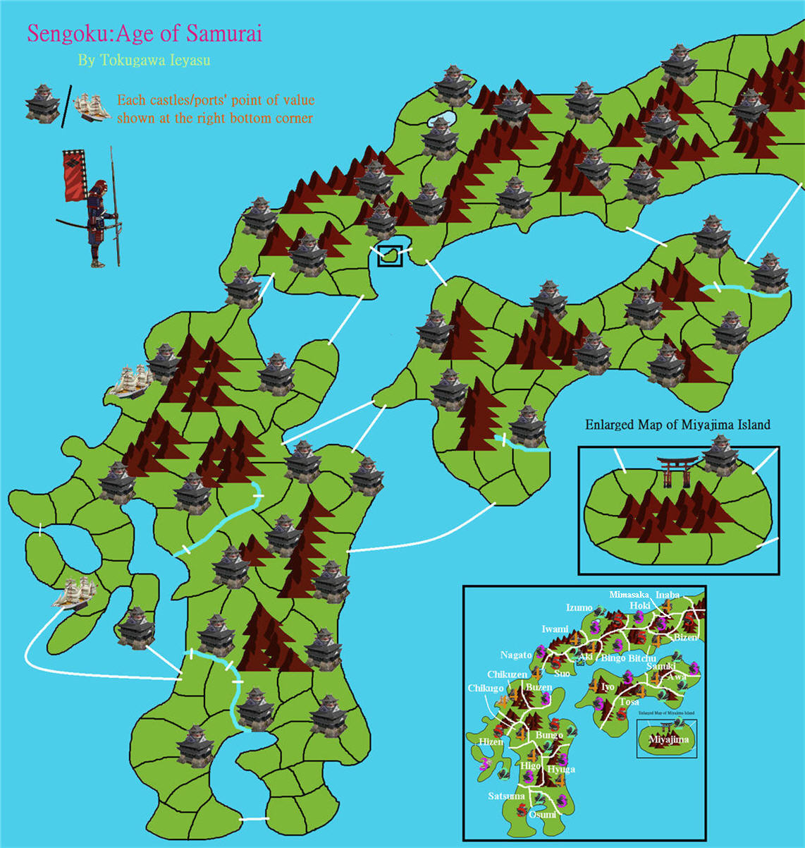 the map